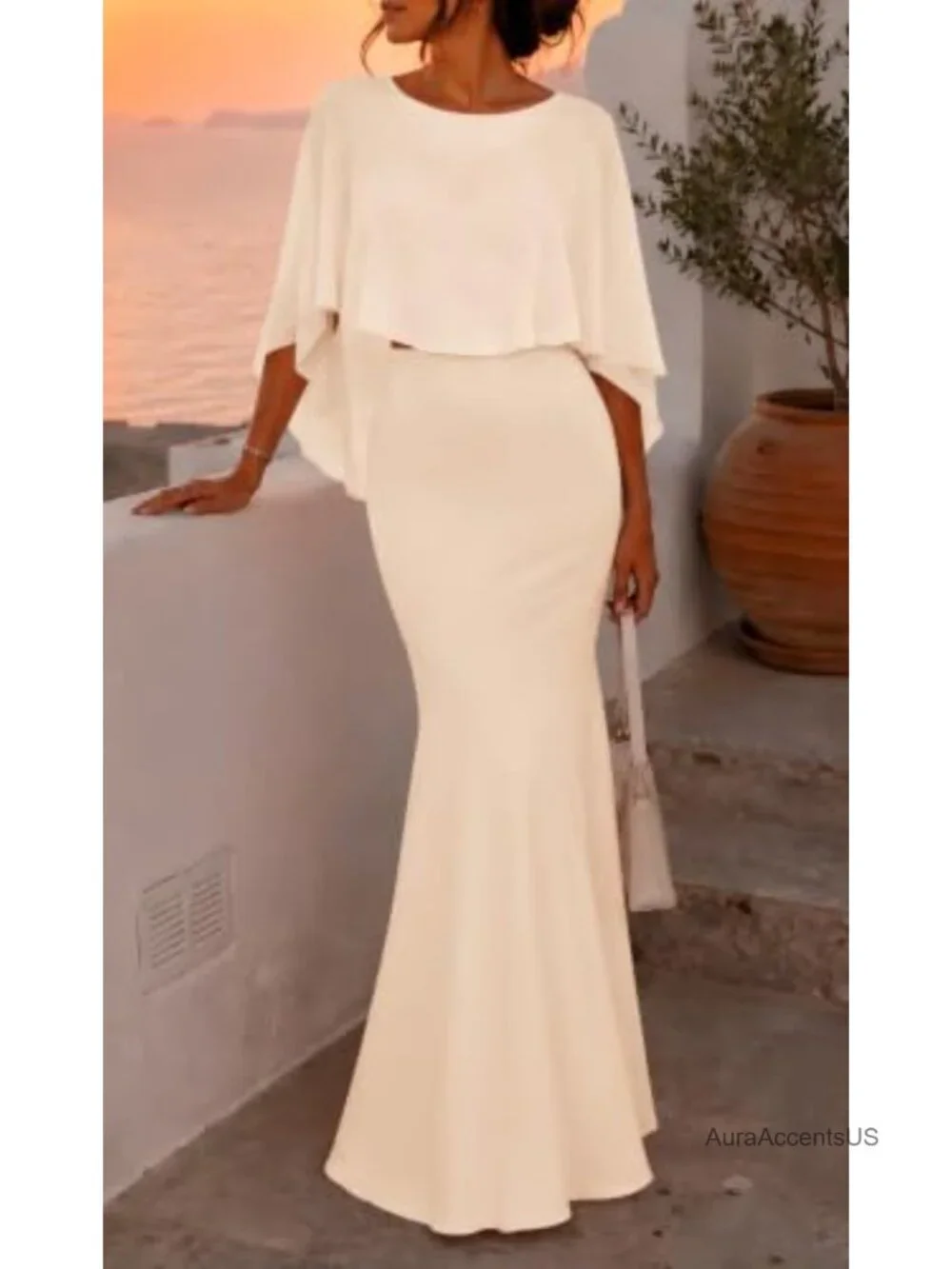 Sheer Chiffon Wrap Shawl for Evening Dresses Wedding Guest